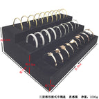 Three-layer bracelet ring plate (black large) / Please see picture detailed size