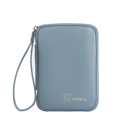 New Baellerry Women's Passport Bag Fashionable Simple Multi-Functional Zipper Coin Purse Storage Mobile Phone Bag for Women