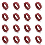 Upgraded Thick Wine Red / Small 8 installed [wheel diameter 4.3-5.4CM]]