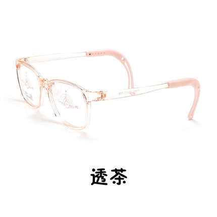 New professional tomato silicone adjustable temple men's and women's children's glasses can be equipped with myopia prevention and control glasses frame wholesale