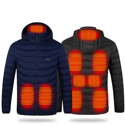 Heated Cotton Clothing for Winter in District 249, District 11, District 19, Smart Heated Cotton Jacket, Unisex Heated Clothing Jacket