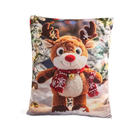 Factory Price Wholesale Christmas Gift Doll Pillow Holiday Decoration Snowman Deer Cushion Santa Doll