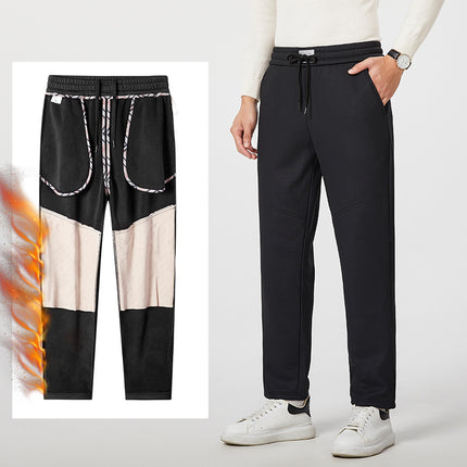 Cross-Border Men's Pants Autumn and Winter New Casual Sports Thickened Long Pants Le Feng Graphene Men's Long Pants Warm Casual Pants