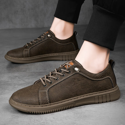 Summer Men's Hollow Board Shoes Fashionable Shallow Mouth Breathable Fly Woven Sneakers Flat Mesh Casual Thin Mesh Men's Shoes