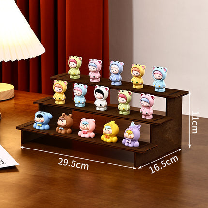 Live Broadcast Display Doll Rack 2-5 Layers Display Rack Small Ornaments Storage Desktop Storage Rack Hand-Made Display Ladder Rack