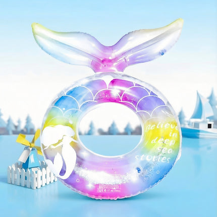 2026 New Model Children's Swimming Ring, Inflatable Thickened Swim Ring for Babies and Kids, Boys and Girls Water Park Underarm Float Ring