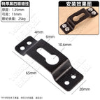 Special thick black four-eye dark hanging/1 (without screws)