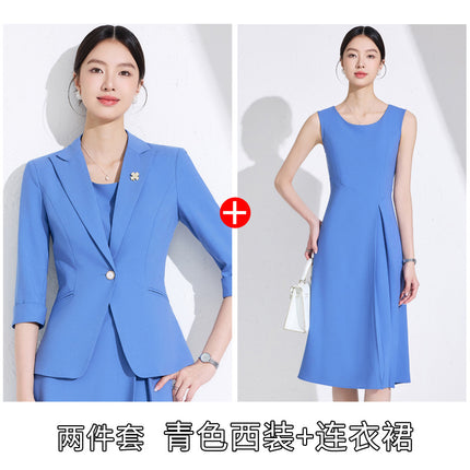 Light Workplace Suit dress suit Women's 2025 New Small Commuter High-end Suit Jacket Two-piece Set