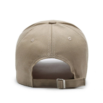 2024 New Korean Dongdaemun Deep Soft Top Baseball Cap Women's Face Small Cap Men's Wine Red Khaki Hat