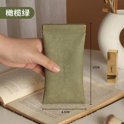 Shrapnel Glasses Bag Sunglasses Sunglasses Glasses Storage Box Compression-resistant Portable Automatic Closure Women's Eye Storage Bag
