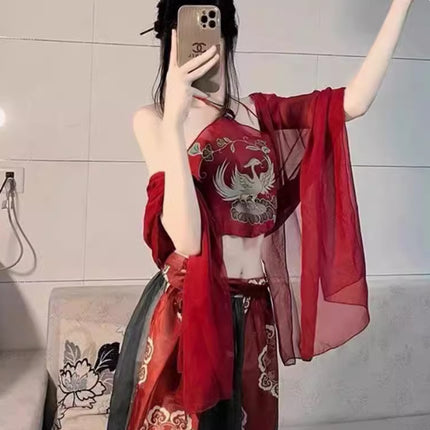 Ancient Style Han Dynasty Sexy Intimates 2025 New Sexy Pajamas Dancer Uniform Passionate Bed Shame Date Collection