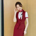 Red vest for women / S