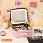 small size pink [built-in battery with LED light mirror]]