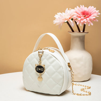2023 Spring New Women's Bag Fashion Mini Small Bag Women's Chain Bag Shoulder Messenger Small Round Bag