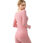 AB seamless suit-female pink / M