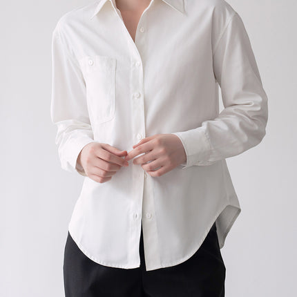 Dopamine Color Wear Soft Velvet Shirt for Women 25 Autumn and Winter Atmosphere Work Clothing Inner Layering Brushed Shirt for Women