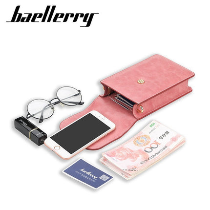 Baellerry New Crossbody Bag for Women K-Style Casual Versatile Large Capacity High-End Crossbody Mobile Phone Bag for Women