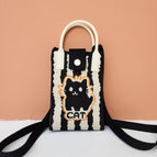 Glowing cat (black) / 12*18