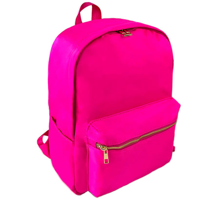 In stock waterproof backpack casual schoolbag large capacity high quality simple backpack school nylon storage bag