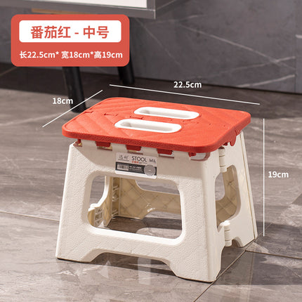 Thickened Plastic Foldableing Stool for Home Outdoor Portable Foldableing Chair for Adults and Kidsren Portable Small Bench Camping Style Maza