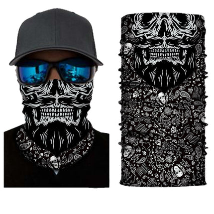 Xunhui Pattern Printing Series Seamless Magic Headscarf Windproof and Sunproof Cycling Mask Sports Neck Scarf Camouflage