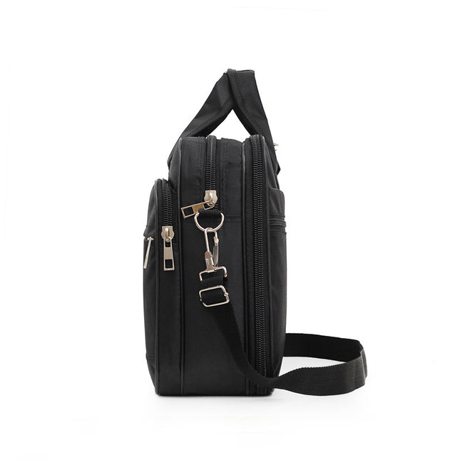 Cross-border Satchel Apple Computer Bag Men's Waterproof Business Briefcase Large Capacity Shoulder Bag Women's Document Bag Wholesale