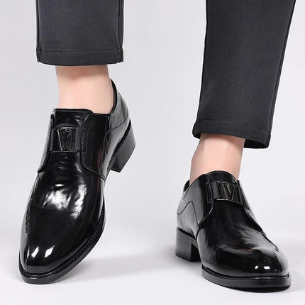 Men's Shoes 2025 New Business Casual Shoes Breathable Lightweight British Style Leather Shoes