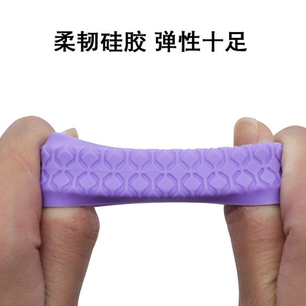 Suitable for travel trolley luggage caster silicone protective cover shock absorber noise reduction non-slip luggage wheel cover