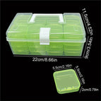 32-compartment suitcase [green inner box] / Standard