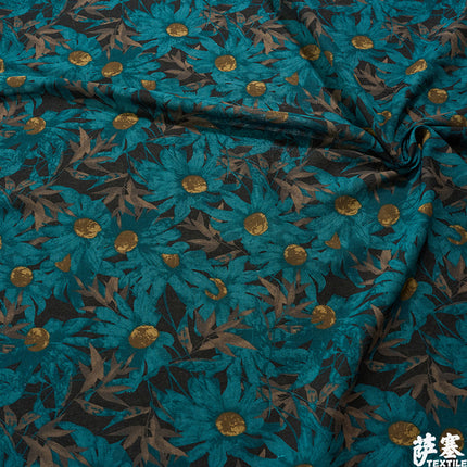 Hemp Cotton Digital Printed Fabric Yunnan Lijiang Retro Bohemian Fabric Hotel Pillow Bar Tablecloth