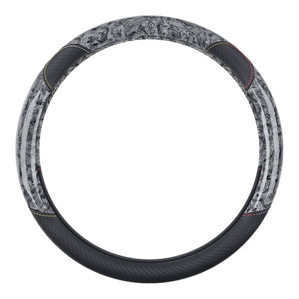 New crystal peach wood grain car steering wheel cover factory direct cartoon cute non-slip wear-resistant four seasons universal