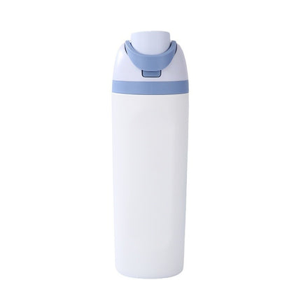 Sports thermos cup stainless steel men's and women's car outdoor suction tube cup new fashion double drinking lid large capacity direct drinking cup