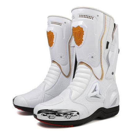 Jiuguo Wolf's New Second-Generation Motorcycle Riding Shoes Are Outdoor Riding Anti-Slip and Anti-Fall Motorcycle Shoes That Provide Complete Protection for All Seasons