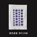 Pe material / 28 star acne patch-purple