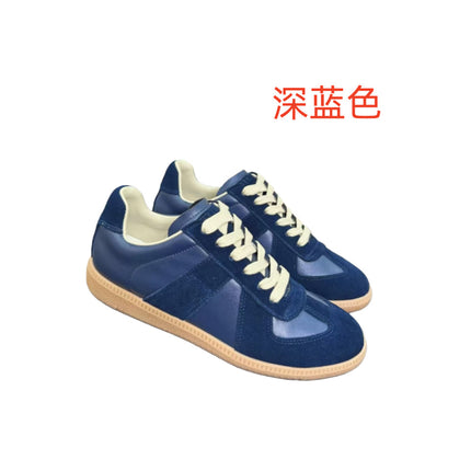Internet Celebrity Popular Men's and Women's Couple Shoes, Versatile Trendy Shoes, Retro Sports White Shoes, Genuine Leather Moral Training Shoes, Men's Shoes
