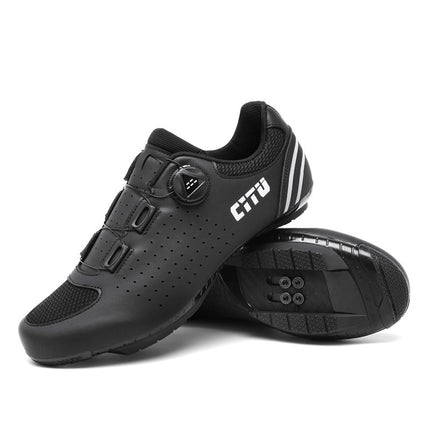 Bicycle shoes this year's new cross-border men's and women's couple's cycling shoes outdoor off-road lock shoes lock-free rubber shoes