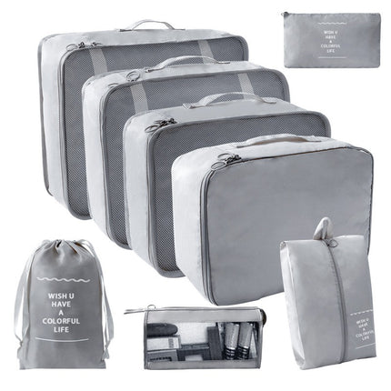 Travel Storage suit Seven-Piece Set of Partition Storage and Arrangement for Home Travel Portable Expansion and Decreposition Travel