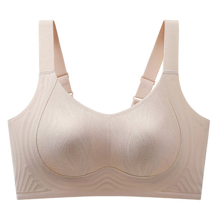 Rabbit Ear Large Bust Bra for Women, Summer Lift-Up Anti-Sagging Slimming Plus Size Seamless Thin Breathable Bra