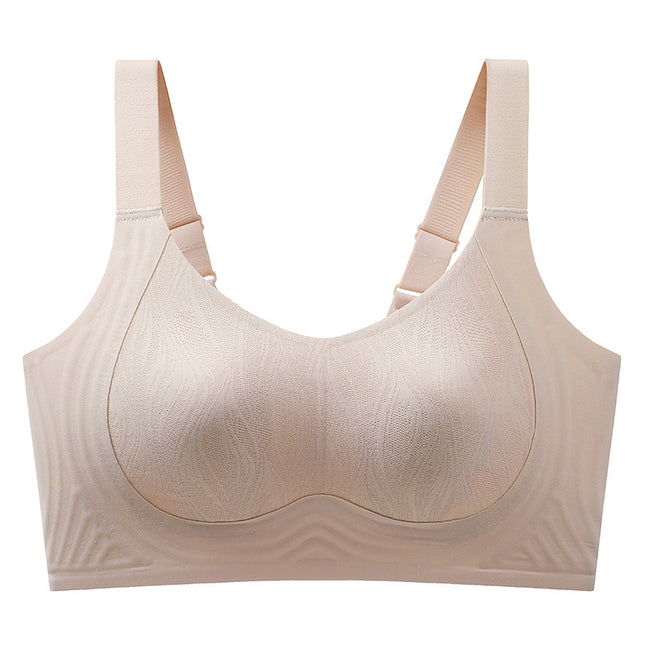 Rabbit Ear Large Bust Bra for Women, Summer Lift-Up Anti-Sagging Slimming Plus Size Seamless Thin Breathable Bra