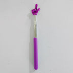 Telescopic finger reading stick purple