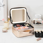 [small size rose gold] full screen mirror + led fill light