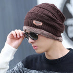 Single cap triangle mark-brown