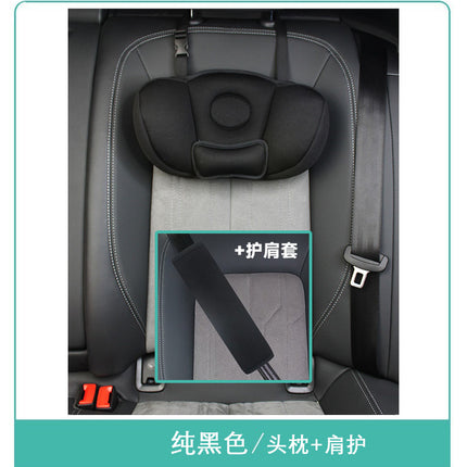 Cross-Border Anti-Stranglehold Car Seat Belt Hanging Cartoon Pillow Car Rear Seat Cushion Neck Protector Children's Headrest