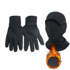 Black hood + gloves / Free size
