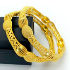 B- 515 gold-plated open bracelet