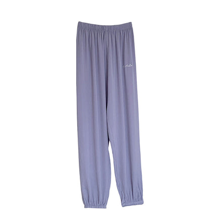 Du Xiaozhai Summer Fairy Cool Pants Women's Bloomers Sun Protection Pants High Waist Anti-Mosquito Pants Women's Casual Pants Home Pants