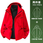 Dazzling red - same style for men and women [3-in-1/removable] / Xs [ 35-45kg ]