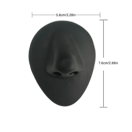 Silicone Ear Model Emulation Human Ear Stud Earrings Display Jewelry Display Bracket Puncture Perforation Tattoo Practice