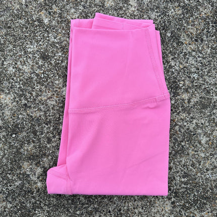 Wholesale High Quality Double-Sided Brushed Women's High-Waisted Yoga Nine-Point Pants Fitness Leggings Yoga Legging