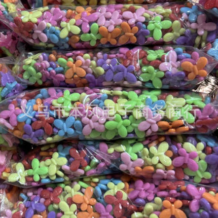 solid color color beads diy bracelet string loose beads material children beaded handmade keychain jewelry accessories